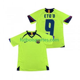 Camiseta FC Barcelona ETOO 9 2006 Retro Segunda Equipación 2005